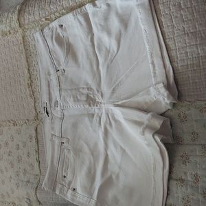 White jeans shorts nwot